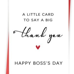 Thank You Card Gifts for Boss Leader Manager, Funny Boss Day Gifts for Men Women, Best Bosses Appreciation Card